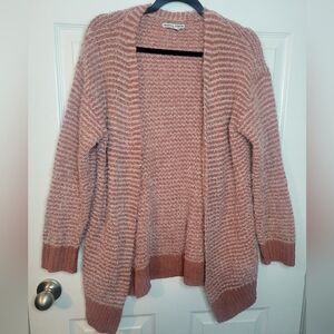 Moral Fiber Large Sweater Cardigan Soft Long Sleeve